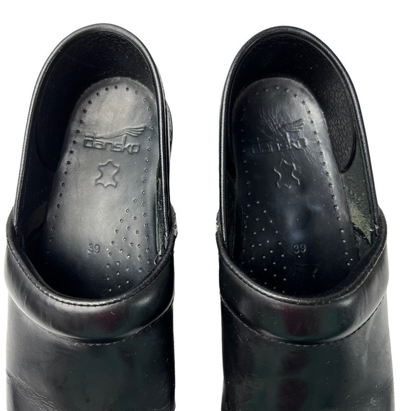 Dansko Black Cabrio Waterproof Pull on work Clogs Size 8.5 /9US (39) - Picture 8 of 9